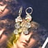 Vintage crystal sterling silver earrings  Image 4