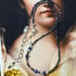 Sapphire crystal fine strand necklace  Image 2
