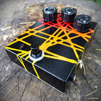 Image 1 of DRIP STRIPE MUFF FUZZ red