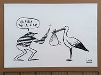 Image 1 of Original "Cigüeña"