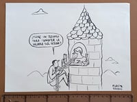 Image 1 of Original "Rapunzel y el visitante"