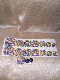 Image 3 of Customizable Toe Decals 