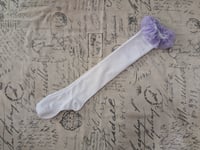 Lavender Soft Raschel on White OTKs