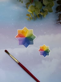 Rainbow Pinwheel Stickers