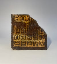 Image 1 of Medieval ; Fourteenth Century Alphabet Tile ; Nottingham School, c.1350.