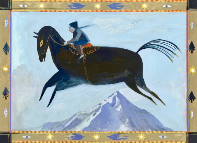 Mountain flying ~ Giclee print