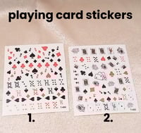 Image 2 of Playing Cards Nail Stickers