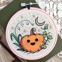 Haunted Garden Jack-o’-lantern Embroidery 