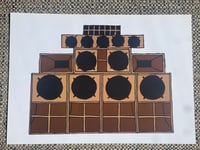 Sound System A4 Art Print