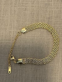 Image 2 of Stainless Steel Bracelet Gold