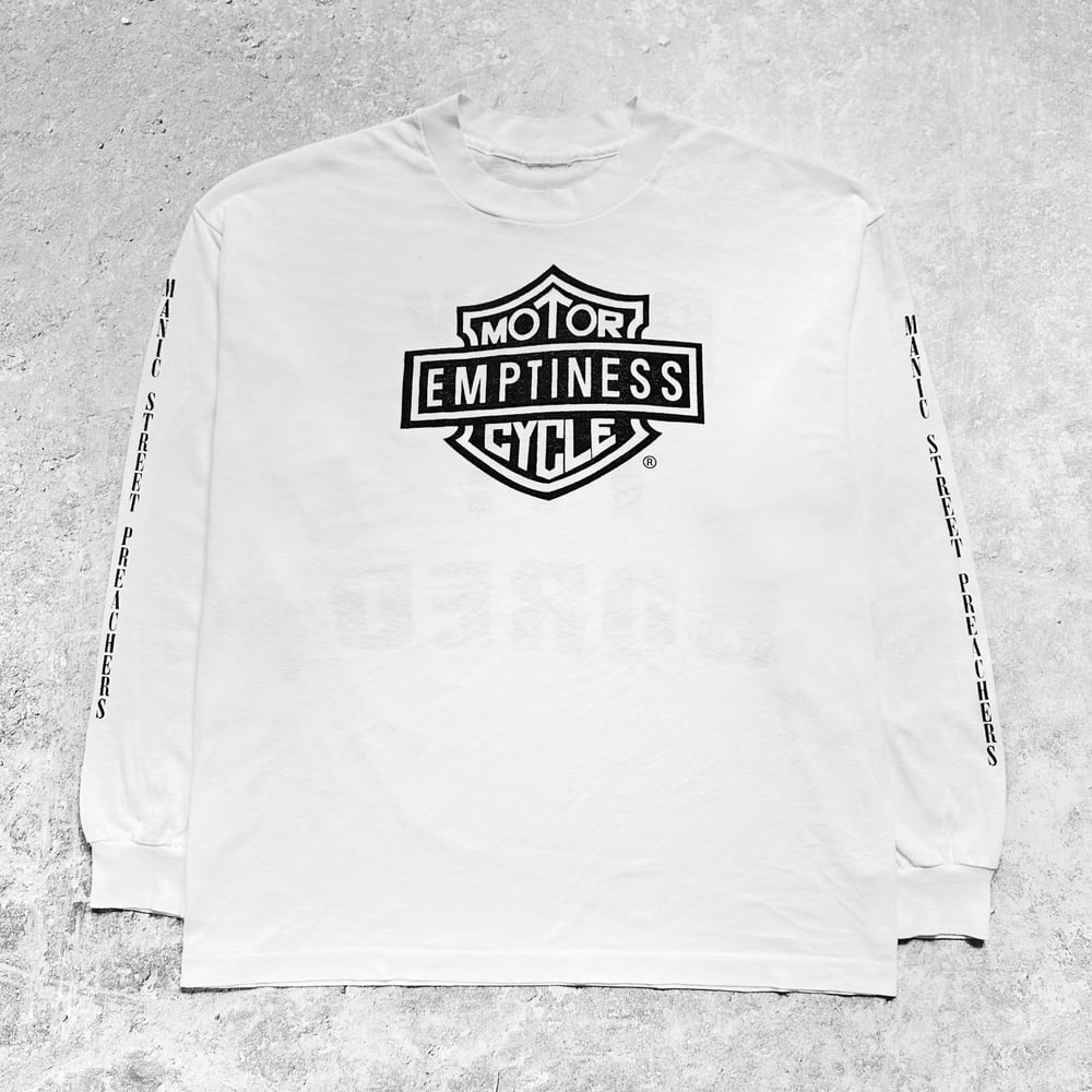*Rare* Manic Street Preachers 1992 ‘Motor Emptiness Cycle’ White Longsleeve Shirt