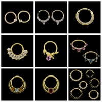 Gemmed Gold Rings-PRE ORDER