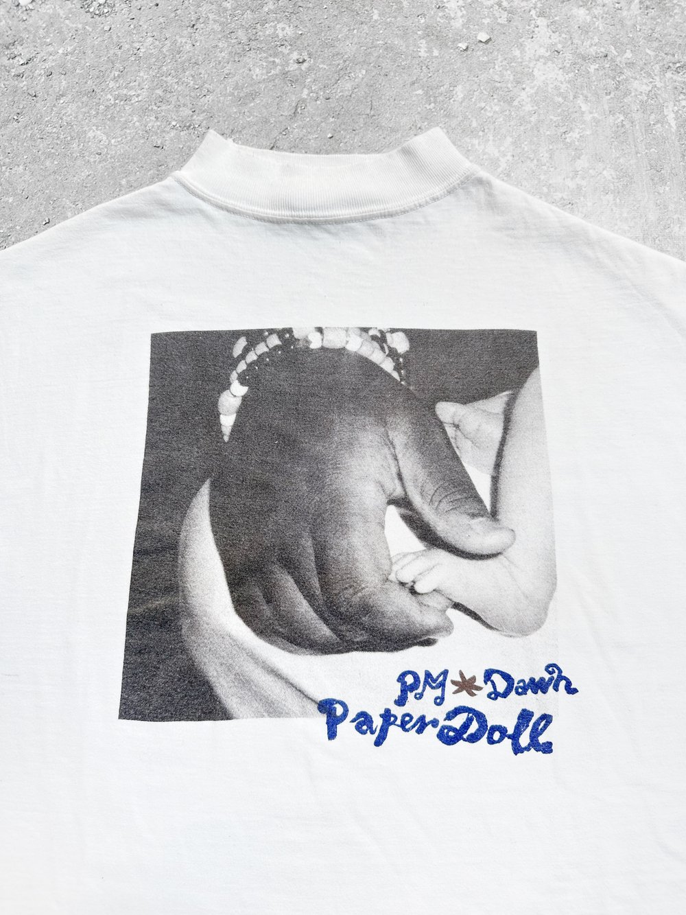 *Rare* P.M. Dawn 1991 ‘Paper Doll’ White Longsleeve Shirt