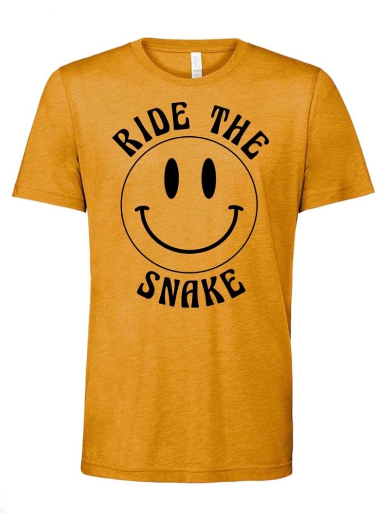 Image of Ride The Snake Smiley Tee