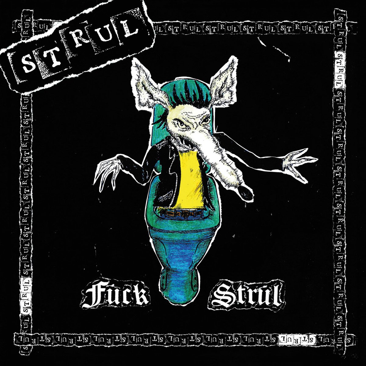 Image of STRUL "Fuck Strul" 12" - blue wax
