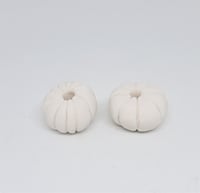 Image 4 of white gourd beads - set of 2