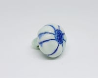 Image 1 of green & blue gourd bead