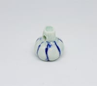 Image 4 of green & blue gourd bead