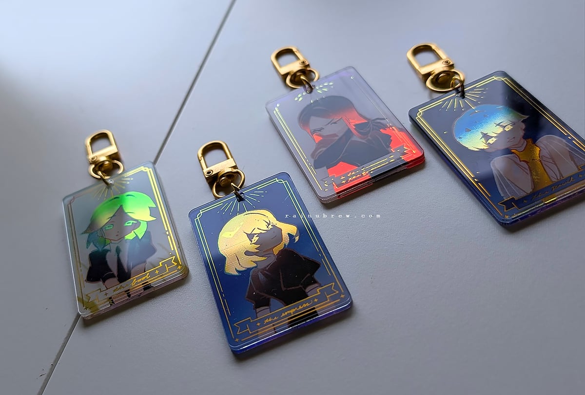 Image of Houseki no kuni | 2.25 inch holographic charms