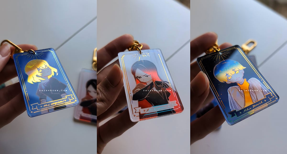 Image of Houseki no kuni | 2.25 inch holographic charms