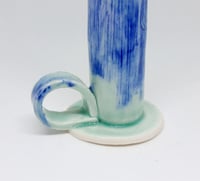 Image 3 of skinny handled vase - floral