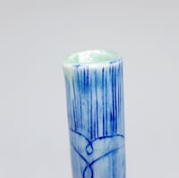 Image 4 of skinny handled vase - floral