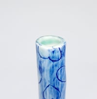 Image 2 of skinny handled vase - hearts