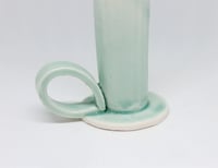 Image 4 of skinny handled vase - lines