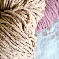 Image 2 of New spring colors, recycled cotton yarn. Limited stock