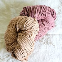 Image 1 of New spring colors, recycled cotton yarn. Limited stock