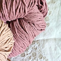 Image 3 of New spring colors, recycled cotton yarn. Limited stock