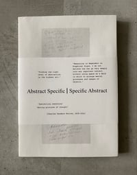 Image 1 of Abstract Specific | Specific Abstract by Benjamin Meyer-Krahmer & Daniel Steegmann Mangrané