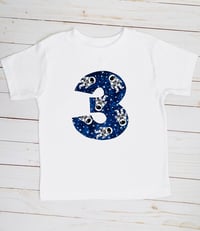 Image 3 of Astronauts Space Birthday Shirt Boy’s Number Party Top