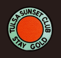 Image 2 of Tulsa Sunset Club Stay Gold Patch 