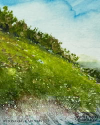 Image 3 of "Coastal Day Dream" - Original Watercolor Painting 