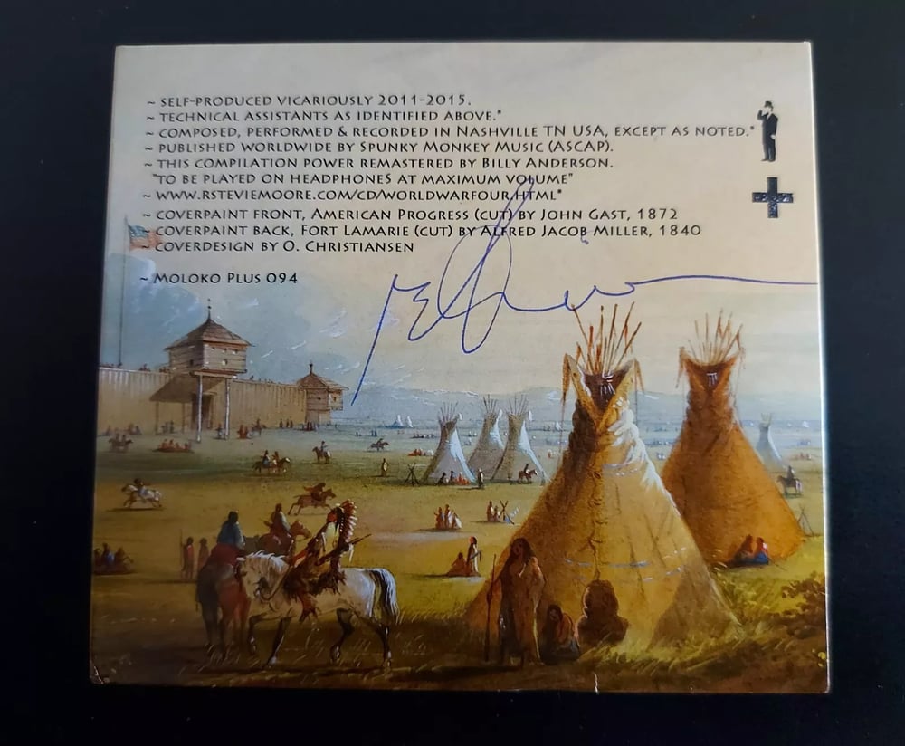 *LAST AND ONLY* Signed 2xCD R. Stevie Moore - World War Four