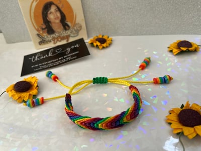 Image of 🌈 🏳️‍⚧️ 🏳️‍🌈 macrame