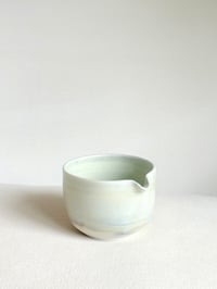 Image 1 of Mint and Blue Porcelain Matcha Bowl - Small