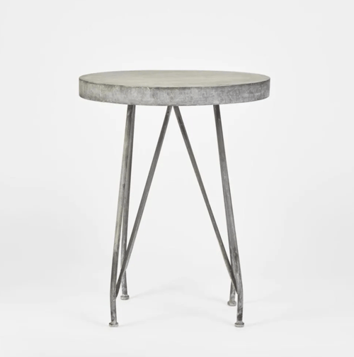 Image of Zinc Round Table 