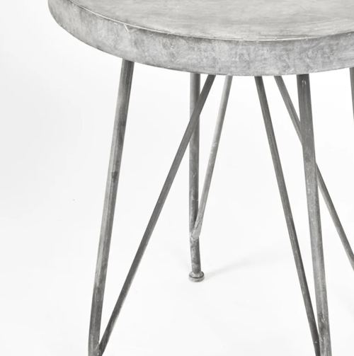 Image of Zinc Round Table 