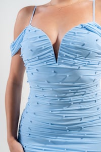 Image 2 of Destiny pearl midi dress