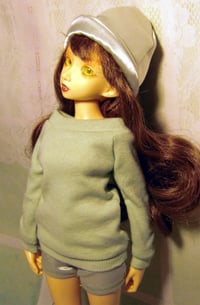 Image 3 of Handmade Pistachio green sweatshirt for MINIFEE, slim 1/4 bjd doll 
