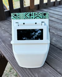 Image 3 of White Hobart Square Hood