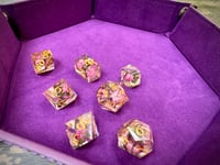 Image 3 of Custom Dice: Cherry Blossom Dice Set