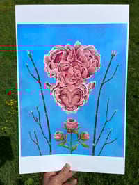 Image 2 of *PRE-ORDER*  11x17  Peony & Dogwood Print 