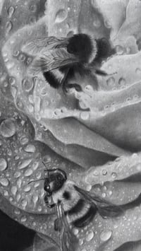 Image 3 of 16x16 ORIGINAL ART “Love drops”