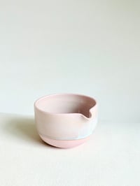 Image 1 of Cherry Blossom Matcha Bowl - Pink with Opalescent 1