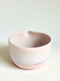 Image 4 of Cherry Blossom Matcha Bowl - Pink with Opalescent 1