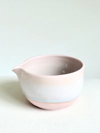 Image 2 of Cherry Blossom Matcha Bowl - Pink with Opalescent 1