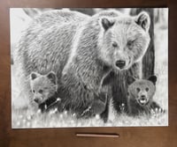 Image 2 of 18x24 “Original Artwork “Momma bear knows best)